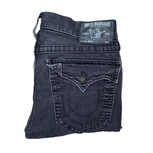 Vintage True Religion Jeans Size 34 Ricky Black